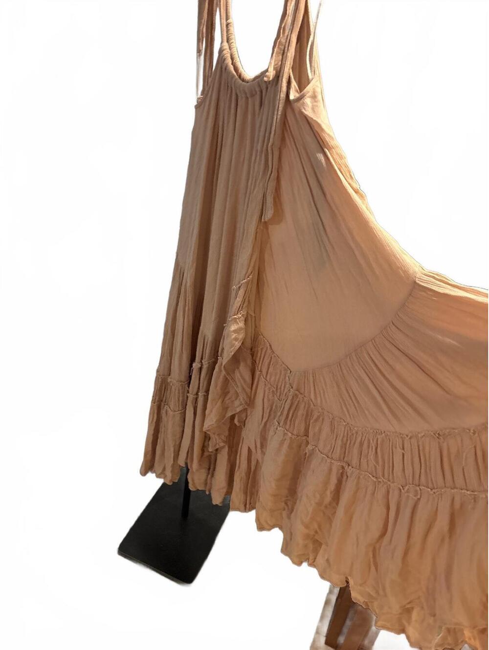 #FP094 Free People FP One – Crinkled Tiered Maxi Dress – Size S - Picture 3 of 3